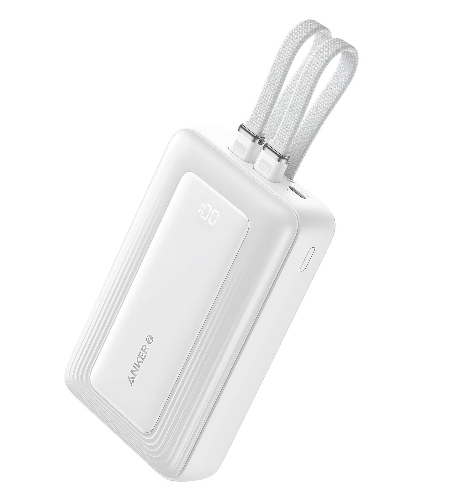 Externí baterie Anker PowerCore, 20000mAh, 30W, QC + PD, 1 x Lightning - 1 x USB-A - 2 x USB-C, Bílá A1681H21