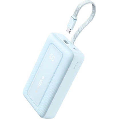 Externí baterie Anker Zolo, 20000mAh, 30W, QC + PD, 1 x USB-A - 2 x USB-C, Modrá A1689031