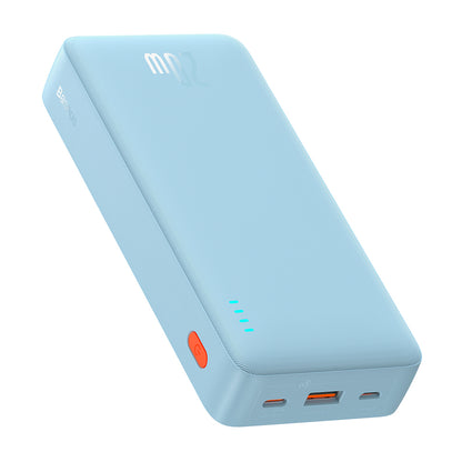 Externí baterie Baseus Airpow, 20000mAh, 20W, QC + PD, 1 x USB-A - 1 x USB-C, Modrá P10022804313-00