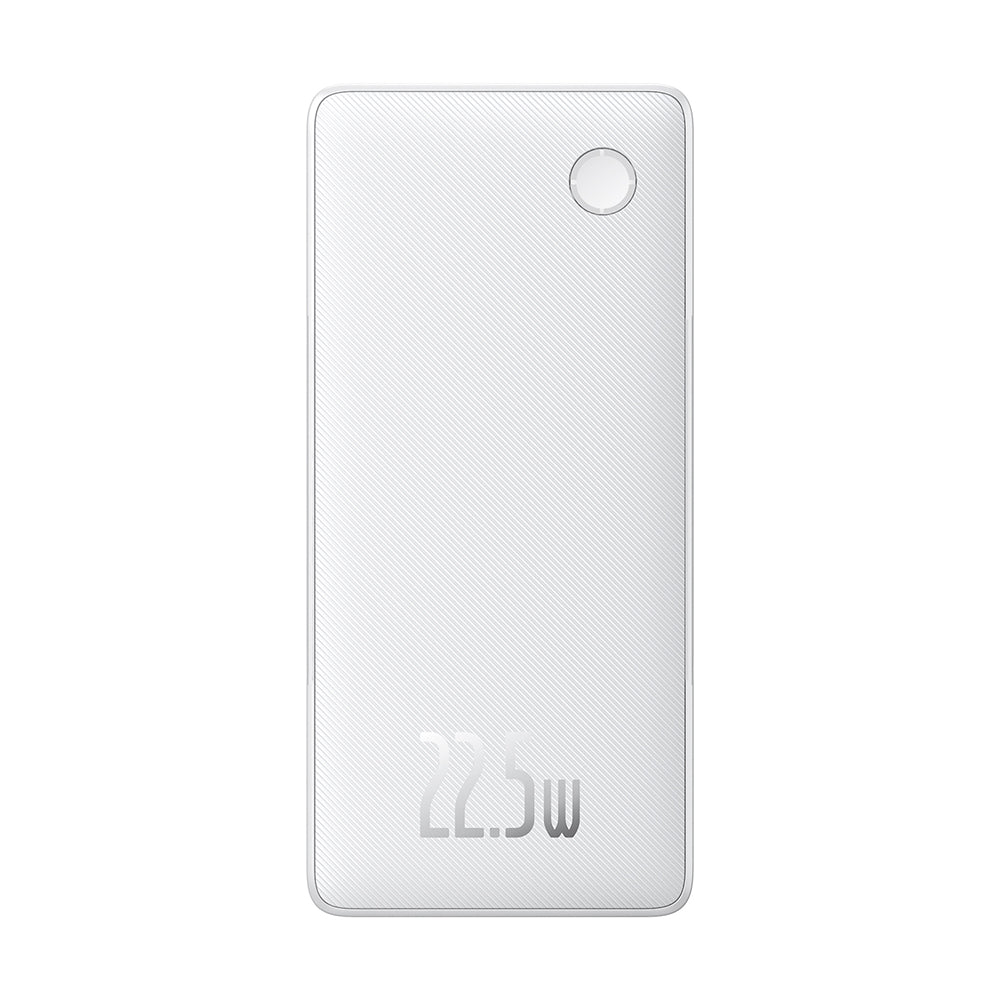 Externí baterie Baseus Airpow Lite, 10000mAh, 22.5W, QC + PD, 1 x Lightning - 1 x USB-A - 2 x USB-C, Bílá P10067501213-00