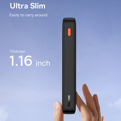 Baseus Airpow External Battery, 20000mAh, 20W, QC + PD, 1 x USB-A - 1 x USB-C, Black P10022804113-00