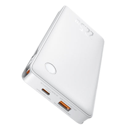 Externí baterie Baseus Airpow Lite, 10000mAh, 22.5W, QC + PD, 1 x Lightning - 1 x USB-A - 2 x USB-C, Bílá P10067501213-00