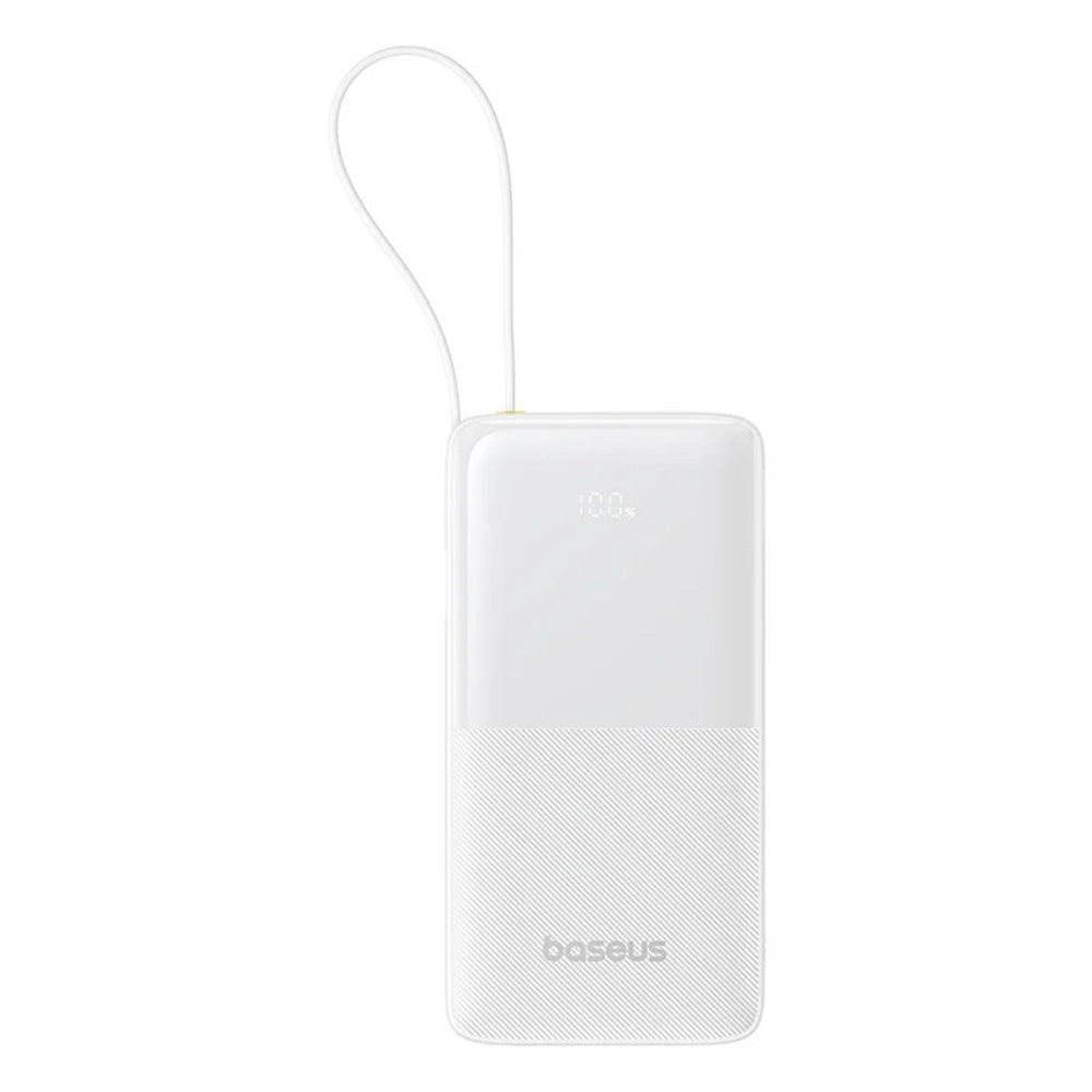 Externí baterie Baseus Bipow 2, 20000mAh, 20W, QC + PD, 1 x USB-A - 2 x USB-C, Bílá P10077101213-01