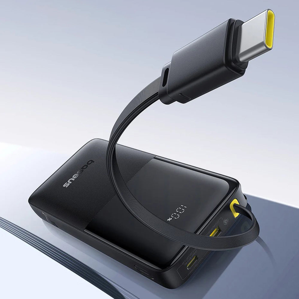 Externí baterie Baseus Bipow 2, 10000mAh, 20W, QC + PD, 1 x USB-A - 2 x USB-C, Černá P10077101113-00