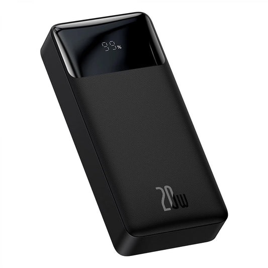 Externí baterie Baseus Bipow, 20000mAh, 20W, QC + PD, 1 x USB-C - 2 x USB-A, černá PPBD050501