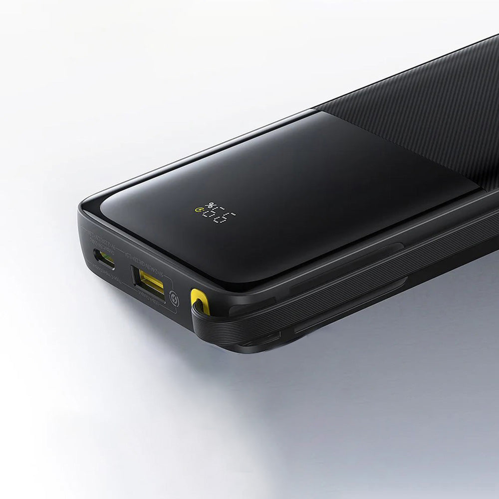 Externí baterie Baseus Bipow 2, 10000mAh, 20W, QC + PD, 1 x USB-A - 2 x USB-C, Černá P10077101113-00