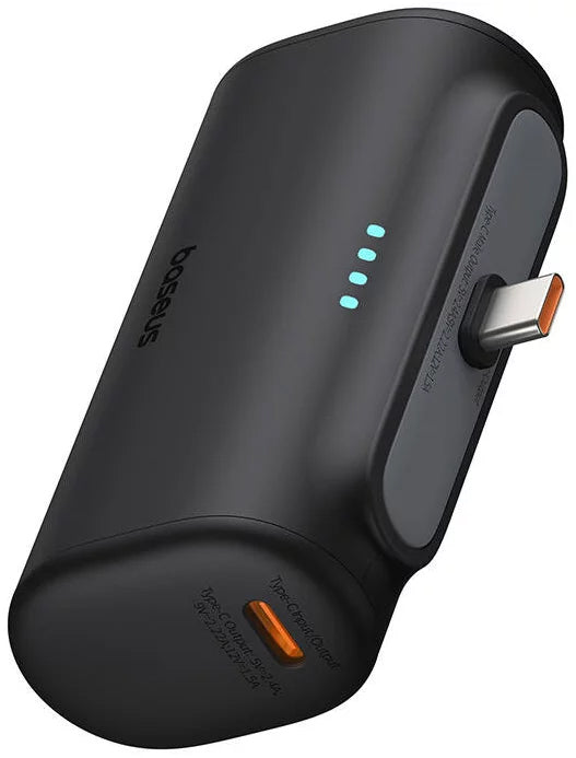 Externí baterie Baseus Compact, 5000mAh, 20W, PD, 2 x USB-C, Černá P10068306113-00