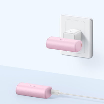 Externí baterie Baseus Compact, 5000mAh, 20W, PD, 2 x USB-C, Růžová P10068306413-00