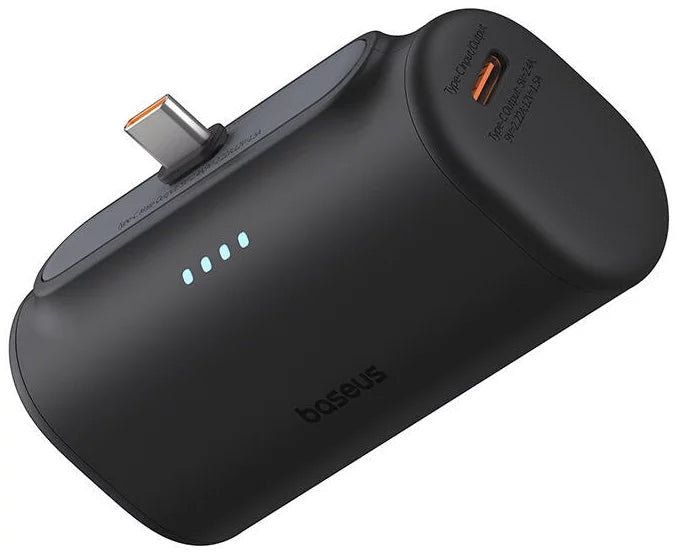Externí baterie Baseus Compact, 5000mAh, 20W, PD, 2 x USB-C, Černá P10068306113-00