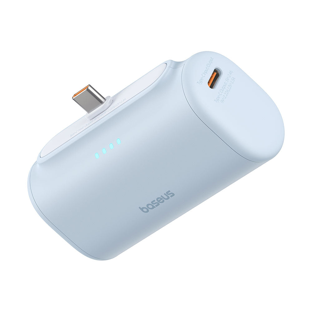 Externí baterie Baseus Compact, 5000mAh, 20W, PD, 2 x USB-C, Modrá P10068306313-00