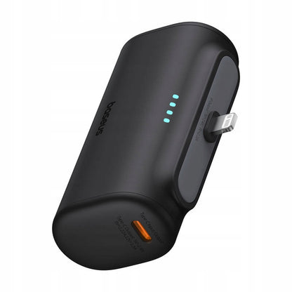 Externí baterie Baseus Compact, 5000mAh, 20W, PD, 1 x Lightning - 1 x USB-C, Černá P10068307113-00