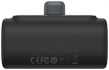 Externí baterie Baseus Compact, 5000mAh, 20W, PD, 1 x Lightning - 1 x USB-C, Černá P10068307113-00