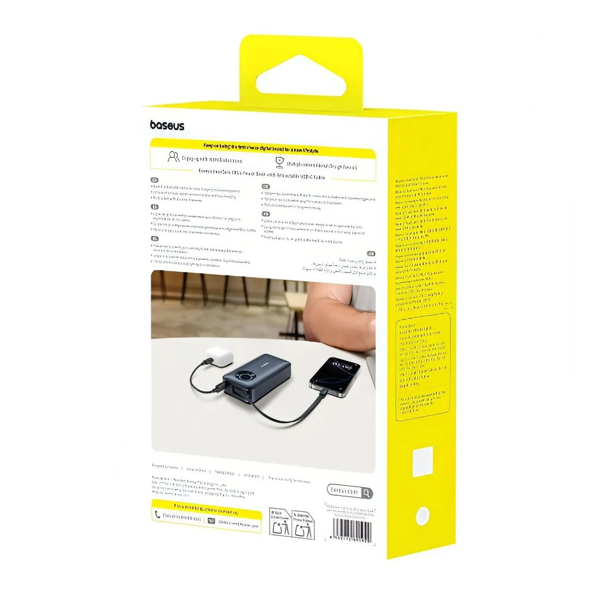 Externí baterie Baseus EnerCore CR11, 20000mAh, 67W, PD, 2 x USB-C, Černá E0027H00