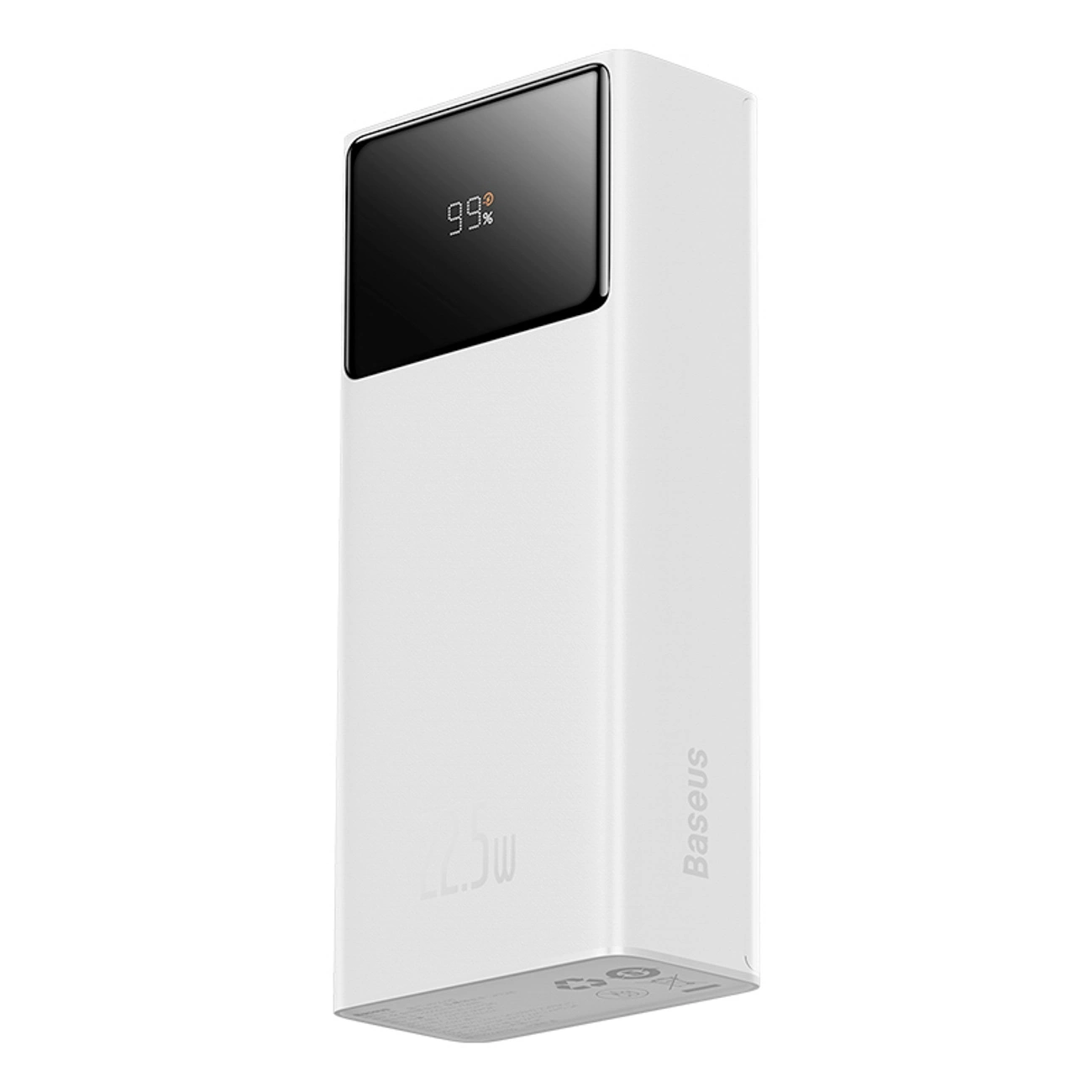 Externí baterie Baseus EnerFill FP41, 30000mAh, 22.5W, QC + PD, 1 x USB-C - 2 x USB-A, Bílá
