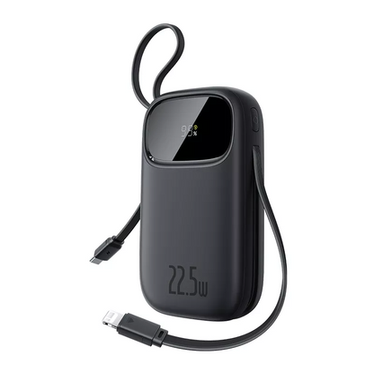 Externí baterie Baseus EnerFill FC31, 20000mAh, 22,5W, QC + PD, 1 x Lightning - 1 x USB-A - 2 x USB-C, černá P10082107123-00