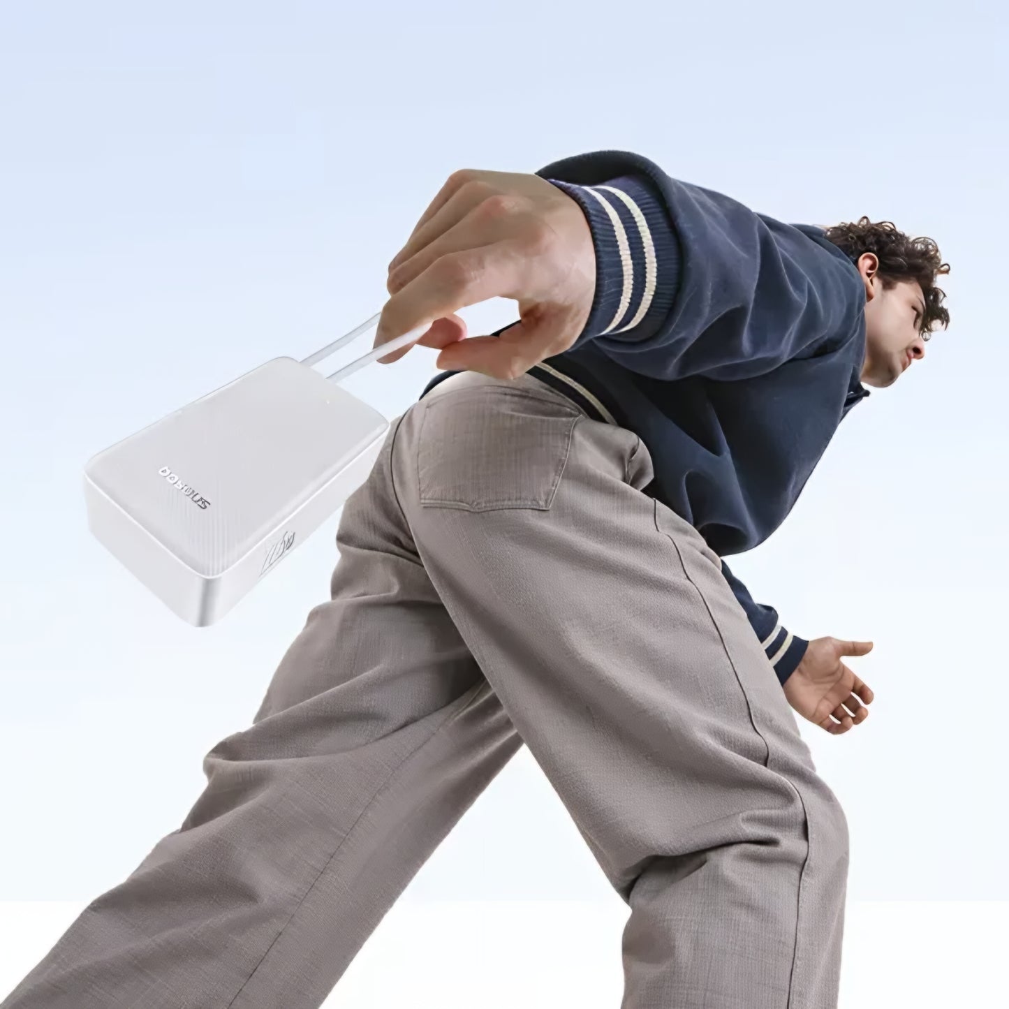 Externí baterie Baseus EnerFill Bipow2 Pro, 30000mAh, 22.5W, QC + PD, 1 x USB-A - 2 x USB-C, Bílá E0028101