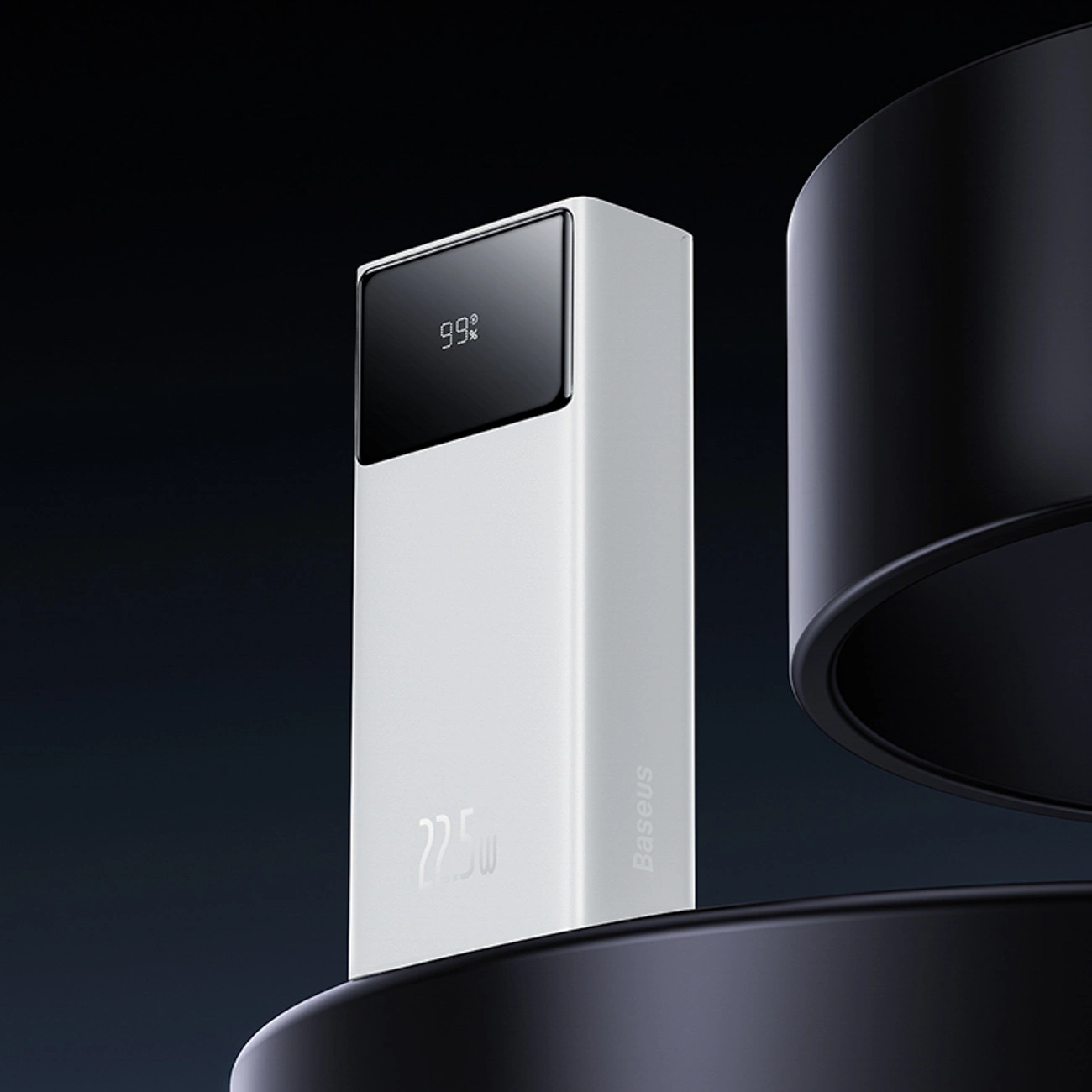 Externí baterie Baseus EnerFill FP41, 30000mAh, 22.5W, QC + PD, 1 x USB-C - 2 x USB-A, Bílá