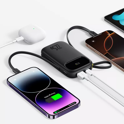 Externí baterie Baseus EnerFill FC31, 20000mAh, 22,5W, QC + PD, 1 x Lightning - 1 x USB-A - 2 x USB-C, černá P10082107123-00