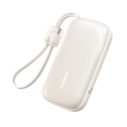 Externí baterie Baseus EnerFill FC21 Qpow 3 Ultra, 10000mAh, 45W, QC + PD, 1 x USB-A - 1 x USB-C, béžová E0027Q01