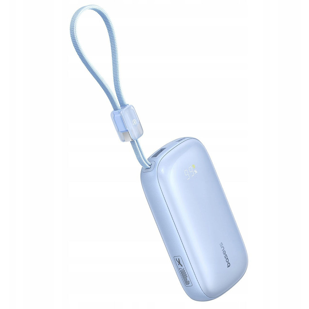 Externí baterie Baseus EnerFill FC21 Qpow 3 Ultra, 20000mAh, 22.5W, QC + PD, 1 x USB-A - 1 x USB-C, Modrá E0027M03