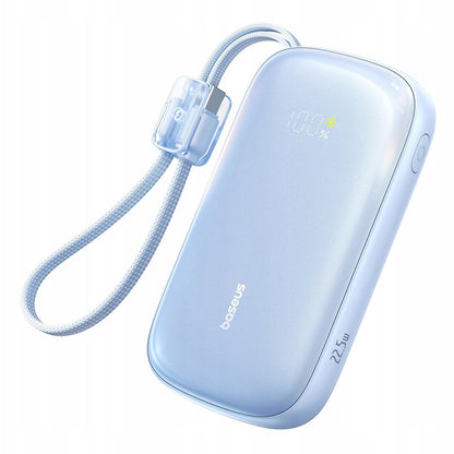 Externí baterie Baseus EnerFill FC21 Qpow 3 Ultra, 20000mAh, 22.5W, QC + PD, 1 x USB-A - 1 x USB-C, Modrá E0027M03