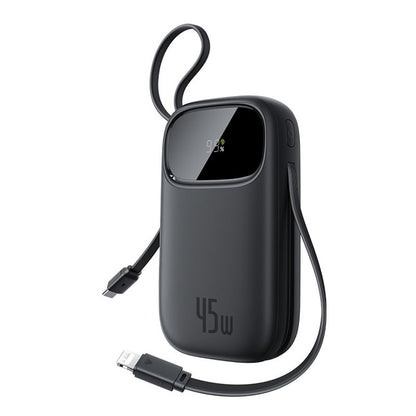 Externí baterie Baseus EnerFill FC31 Qpow 3, 20000mAh, 45W, QC + PD, 1 x Lightning - 1 x USB-A - 2 x USB-C, Černá E0028D00