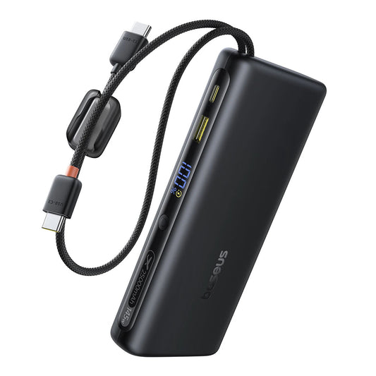 Externí baterie Baseus EnerFill FC41, 25000mAh, 145W, QC + PD, 1 x USB-A - 3 x USB-C, Černá E0028H03