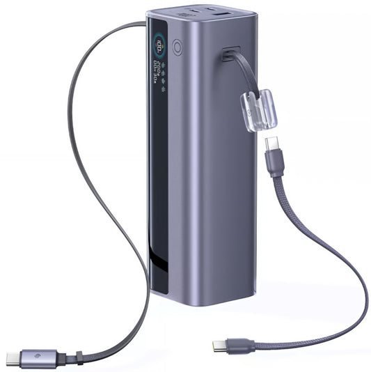 Externí baterie Baseus EnerGeek GR11, 25000mAh, 200W, QC + PD, 1 x USB-A - 3 x USB-C, Šedá E0028Q00