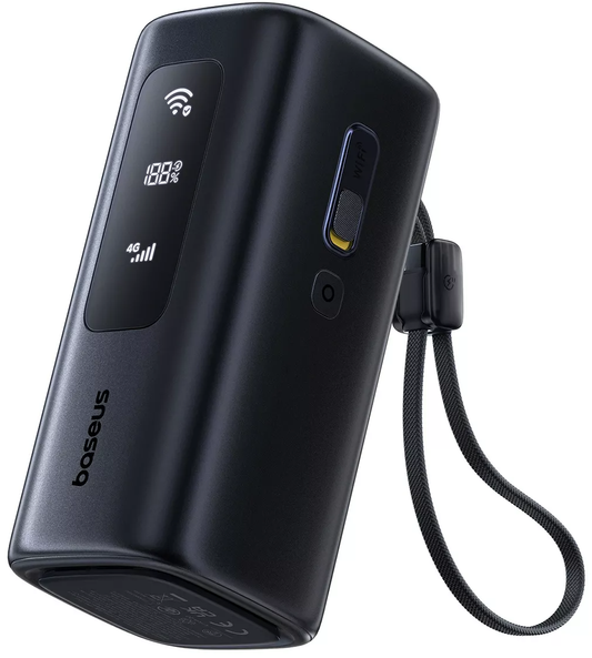 Externí baterie Baseus EnerGeek GX11, 20000mAh, 67W, QC + PD, 1 x USB-A - 2 x USB-C, Černá E0025701