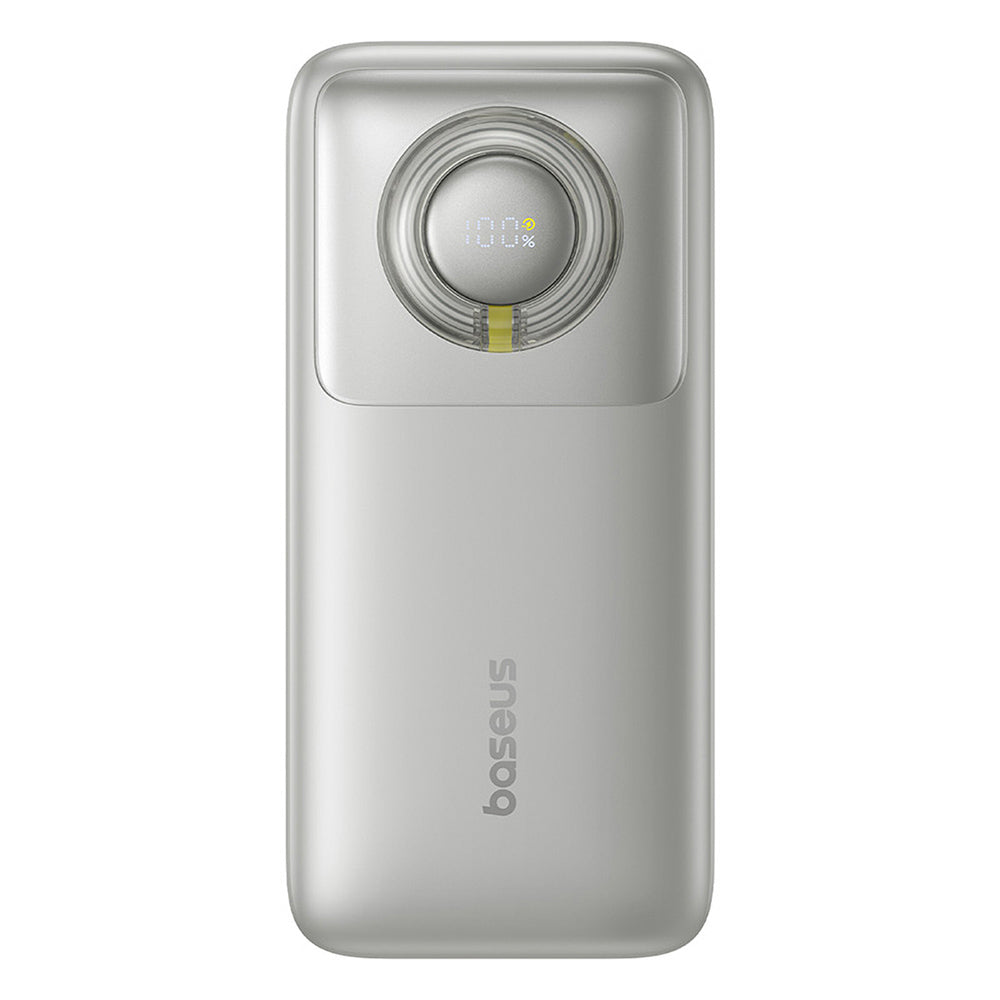 Externí baterie Baseus Free2Pull, 20000mAh, 65W, PD, 2 x USB-C, šedá P10073700843-00