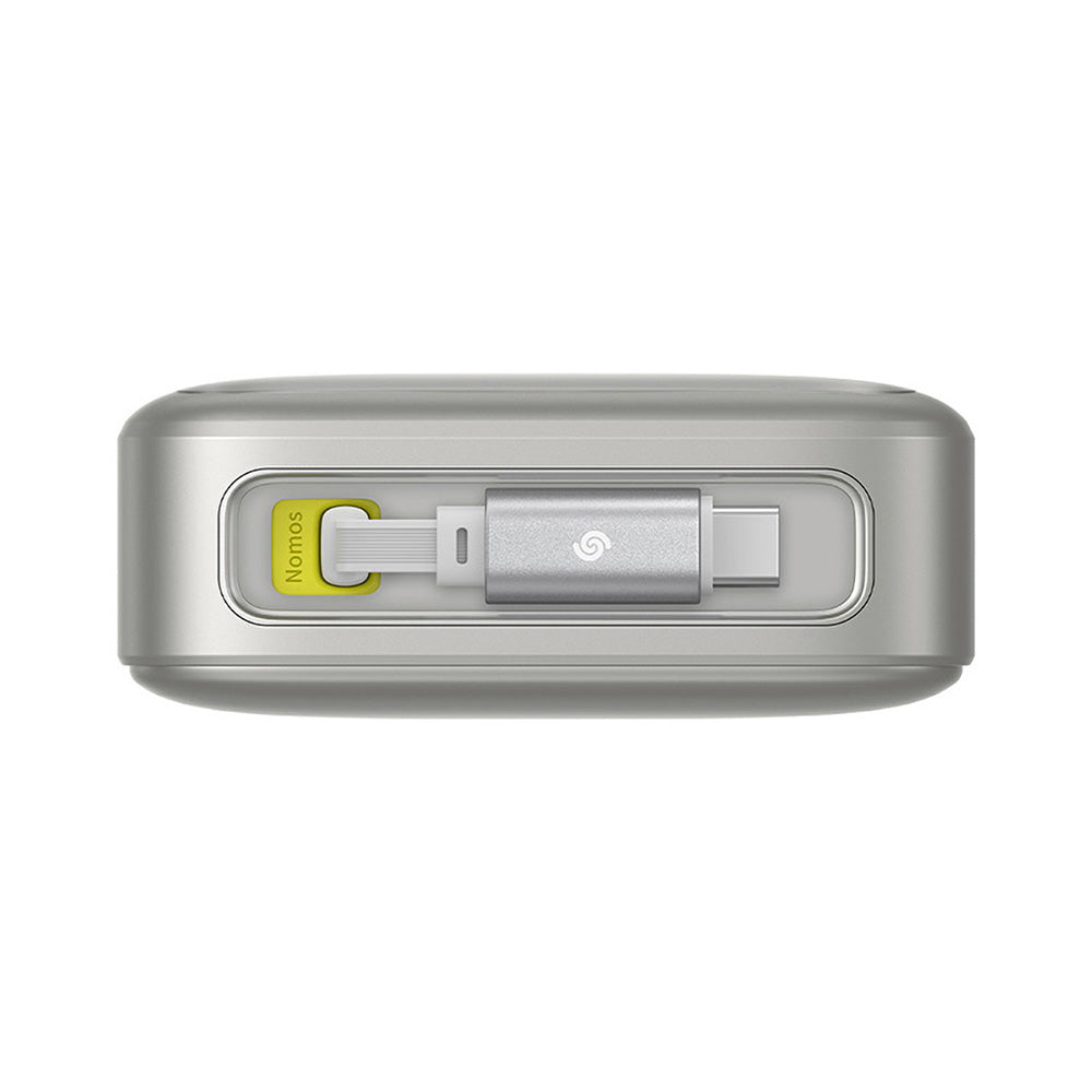 Externí baterie Baseus Free2Pull, 20000mAh, 65W, PD, 2 x USB-C, šedá P10073700843-00