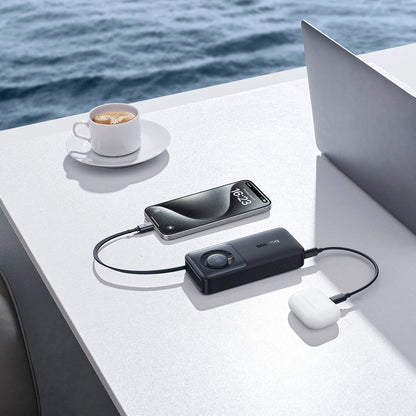 Externí baterie Baseus OS Free2Pull, 10000mAh, 30W, PD, 2 x USB-C, Černá P10073701123-00