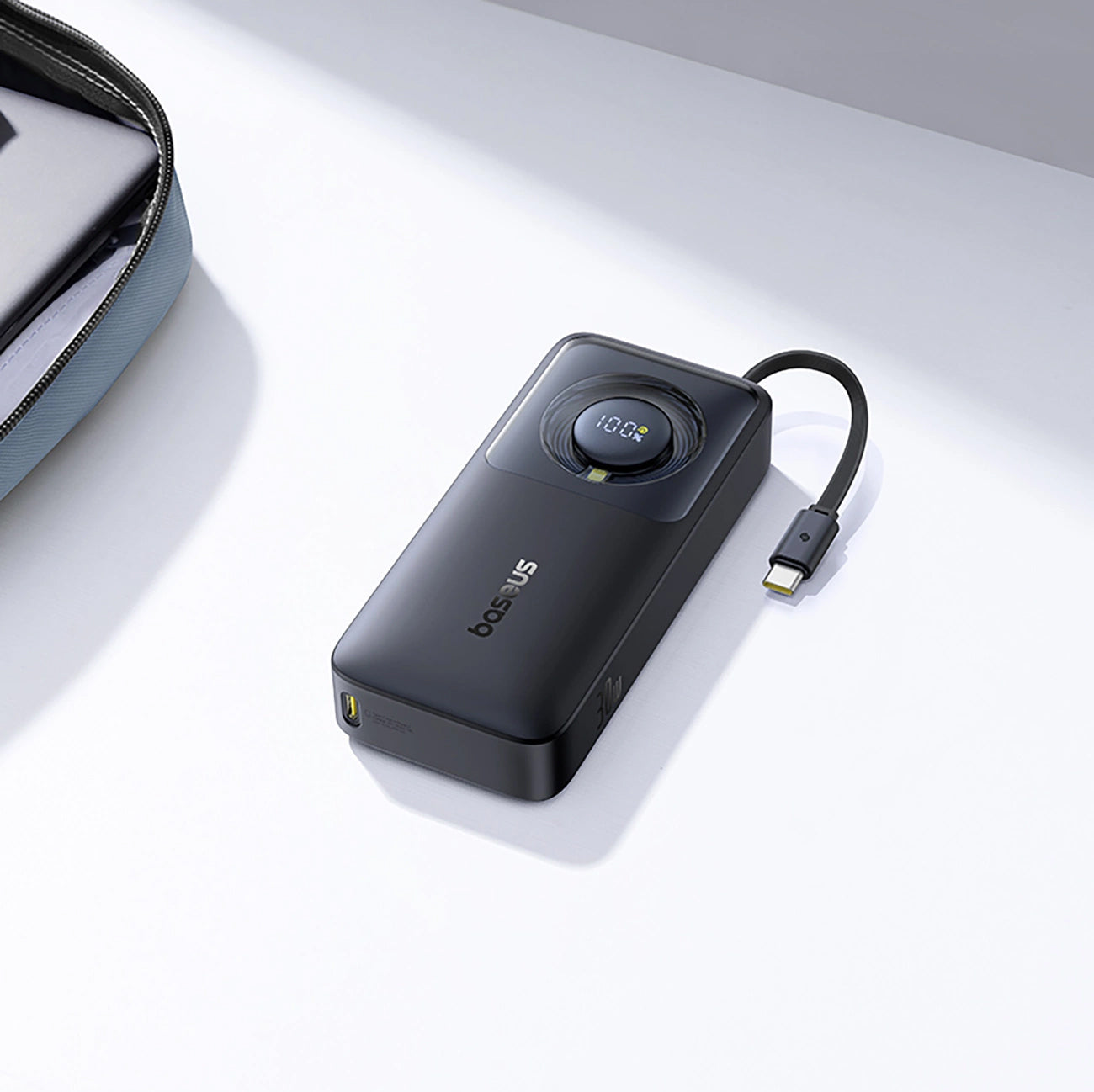 Externí baterie Baseus OS Free2Pull, 10000mAh, 30W, PD, 2 x USB-C, Černá P10073701123-00