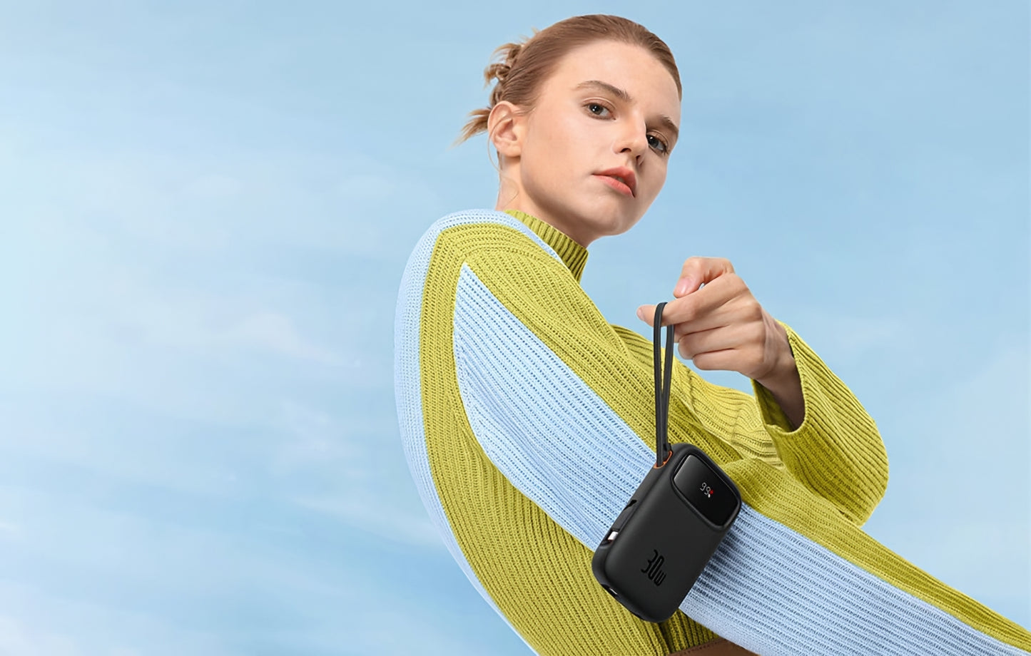 Externí baterie Baseus Qpow2, 20000mAh, 30W, QC + PD, 1 x USB-A - 3 x USB-C, Černá P10055009113-00