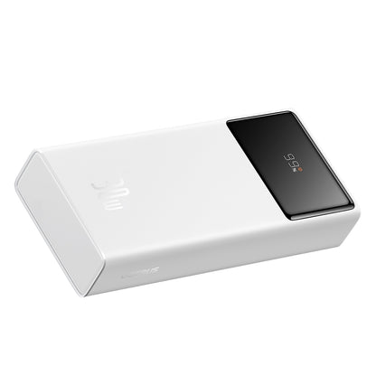 Externí baterie Baseus Star Lord, 20000mAh, 30W, QC + PD, 1 x USB-C - 2 x USB-A, Bílá P10022904213-00