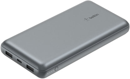 Externí baterie Belkin BoostCharge Pro, 20000mAh, 15W, 1 x USB-C - 2 x USB-A, Šedá BPB012btGY