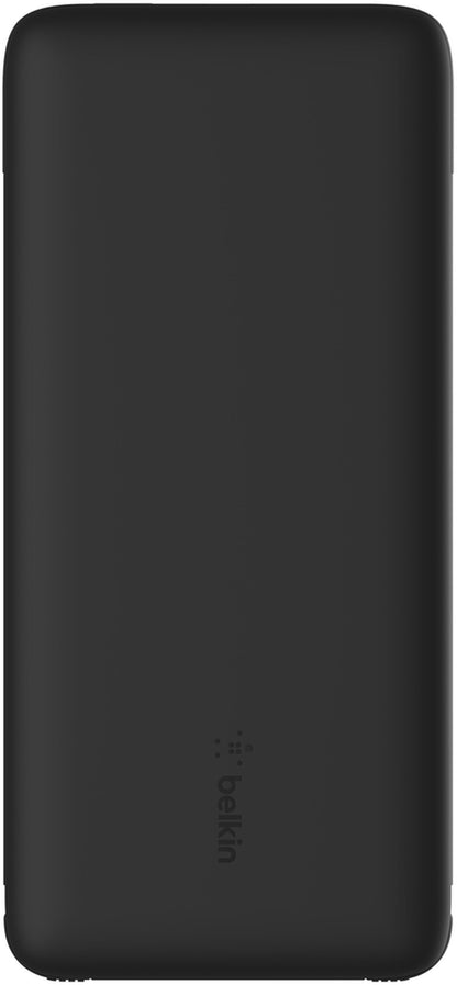 Belkin BoostCharge Plus External Battery, 10000mAh, 23W, QC + PD, 1 x Lightning - 2 x USB-C, Black BPB006btBLK