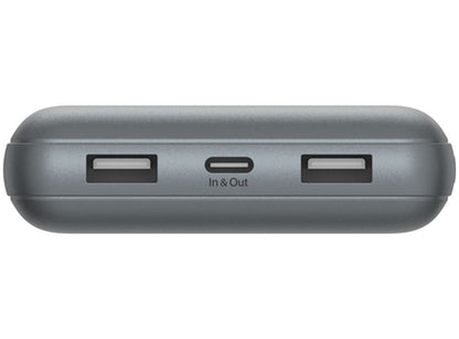 Externí baterie Belkin BoostCharge Pro, 20000mAh, 15W, 1 x USB-C - 2 x USB-A, Šedá BPB012btGY