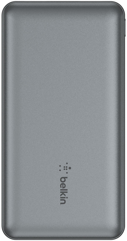 Belkin BoostCharge External Battery, 10000mAh, 15W, 1 x USB-C - 2 x USB-A, Gray BPB011btGY