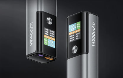 Externí baterie BlitzWolf BW-P23, 14000mAh, 100W, QC + PD, 1 x USB-A - 1 x USB-C, Šedá
