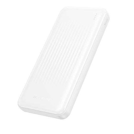 Externí baterie Borofone BJ78 Clever, 10000mAh, 10W, 2 x USB-A, bílá