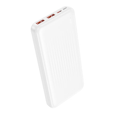 Externí baterie Borofone BJ80A Clever, 10000mAh, 22.5W, QC + PD, 1 x USB-C - 2 x USB-A, Bílá