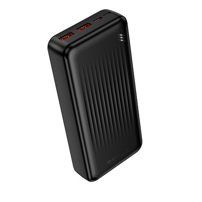 Externí baterie Borofone BJ80A Clever, 20000mAh, 22.5W, QC + PD, 1 x USB-C - 2 x USB-A, Černá