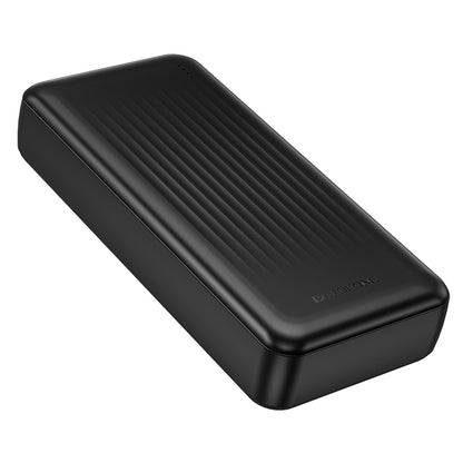 Externí baterie Borofone BJ80A Clever, 20000mAh, 22.5W, QC + PD, 1 x USB-C - 2 x USB-A, Černá