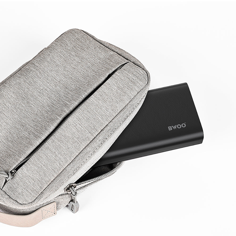 Externí baterie BWOO BO-P44, 20000mAh, 22.5W, QC + PD, 1 x USB-C - 2 x USB-A, Černá