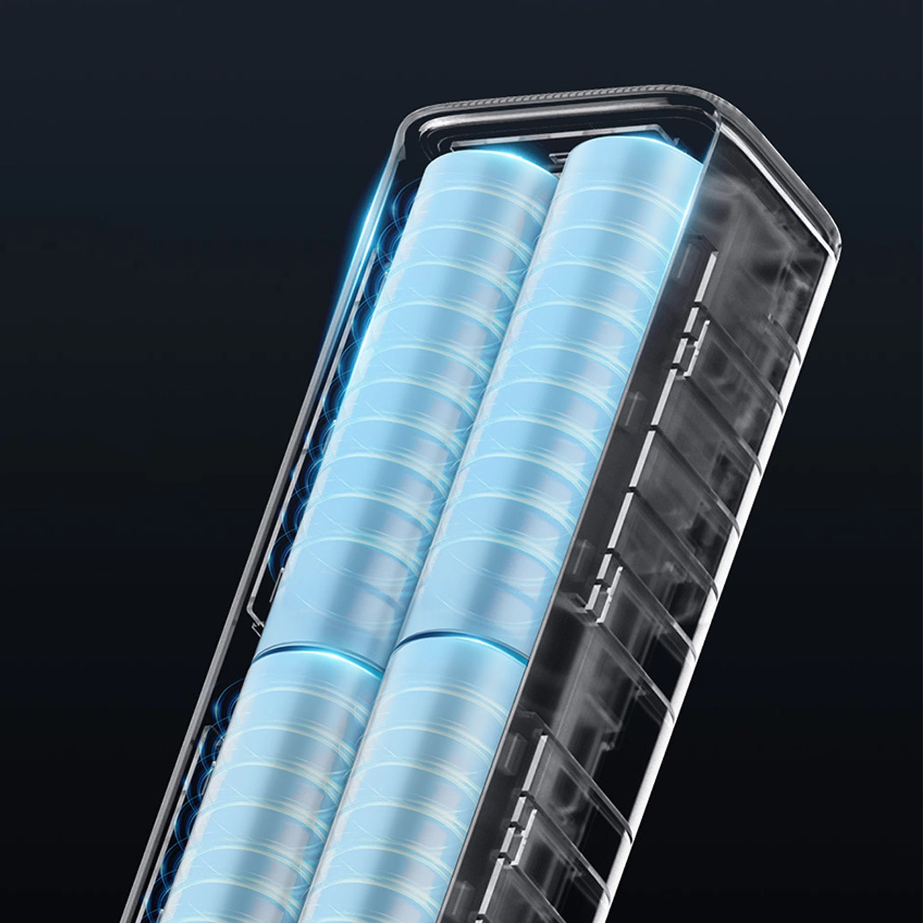 Externí baterie Cuktech, 10000mAh, 150W, QC + PD, 1 x USB-A - 1 x USB-C, Černá CKPB100PGLBL