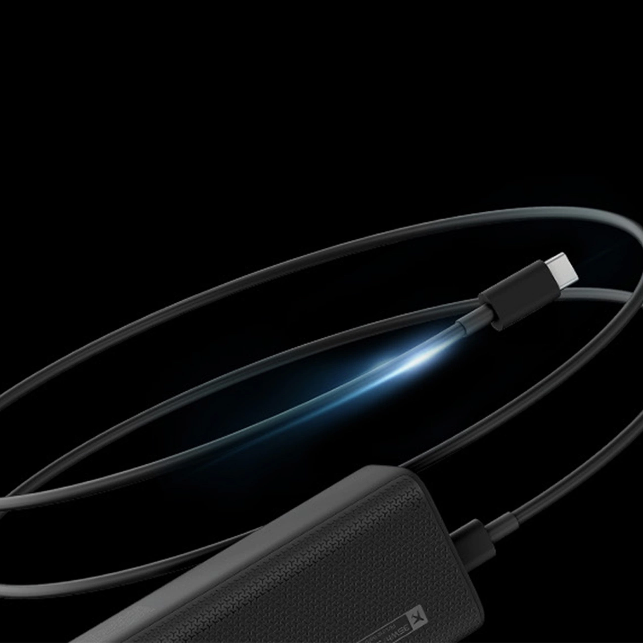 Externí baterie Cuktech, 10000mAh, 150W, QC + PD, 1 x USB-A - 1 x USB-C, Černá CKPB100PGLBL