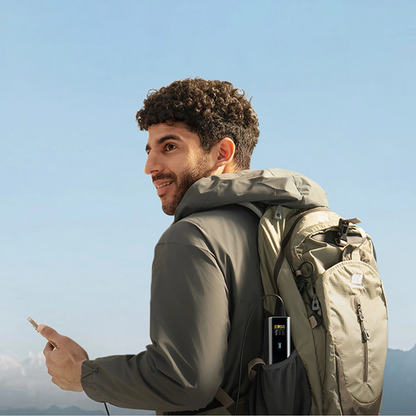 Externí baterie Cuktech, 20000mAh, 210W, QC + PD, 1 x USB-A - 2 x USB-C, Šedá CKPB200UGLGR