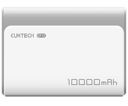 Externí baterie Cuktech CP13, 10000mAh, 30W, QC + PD, 1 x USB-A - 1 x USB-C, Šedá