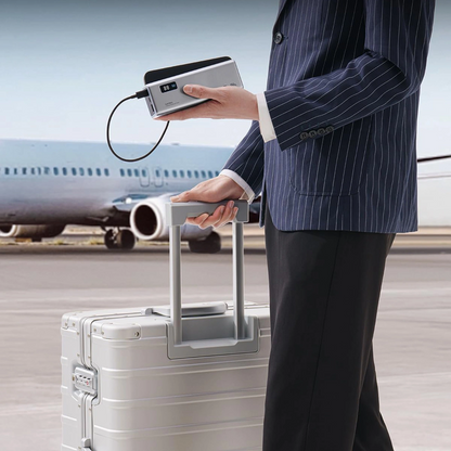 Cuktech P+ No.15 External Battery, 20000mAh, 150W, QC + PD, 1 x USB-A - 2 x USB-C, Grey CUKPB200GLBK